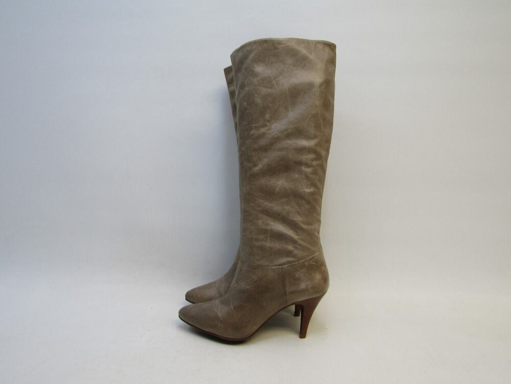 ALDO Womens Size 38 EUR Brown Leather Knee High Fashion Boots